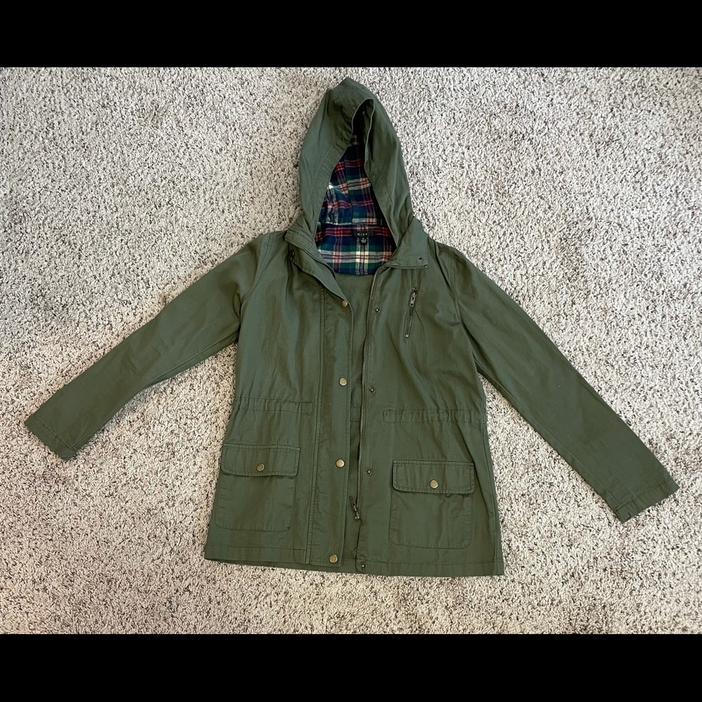 green jacket